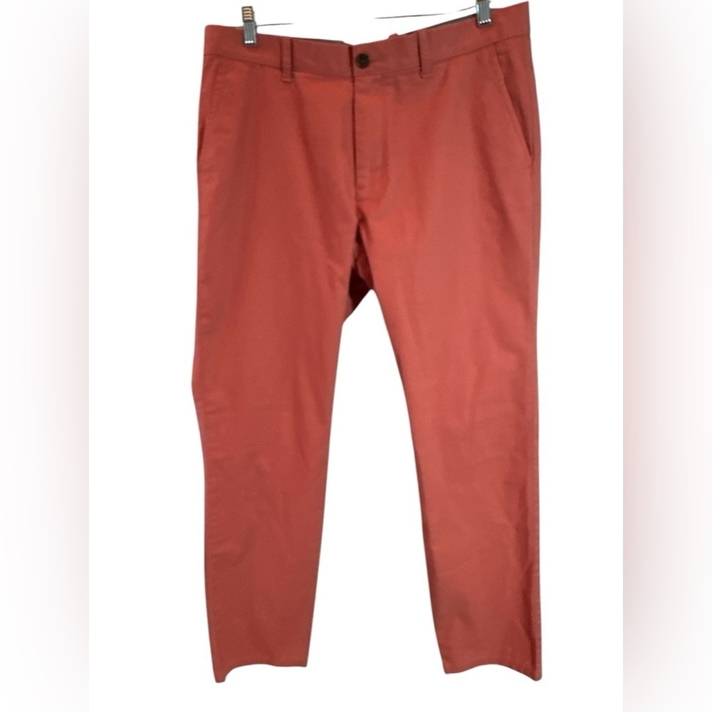 Tommy Hilfiger Men's Salmon Classic Fit KY Derby Chino Long Pants Size 36X34